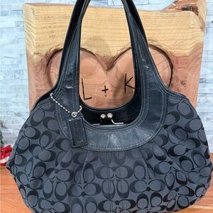 Coach Y2K Signature “C” Jaquard Ergo Kisslock Hobo Bag 💼